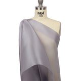 Polyester Twill Organdy - Shimmering Silver - Quinn Collection