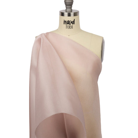 Polyester Twill Organdy - Shimmering Rose Gold - Quinn Collection