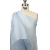 Polyester Twill Organdy - Shimmering Sky Blue - Quinn Collection