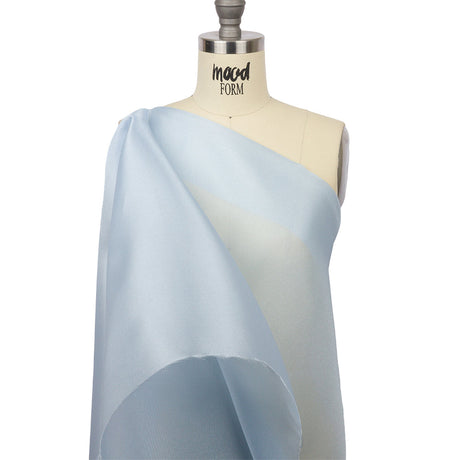 Polyester Twill Organdy - Shimmering Sky Blue - Quinn Collection