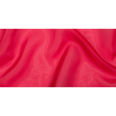 Polyester Twill Organdy - Shimmering Red - Quinn Collection