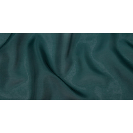 Polyester Twill Organdy - Shimmering Forest Green - Quinn Collection