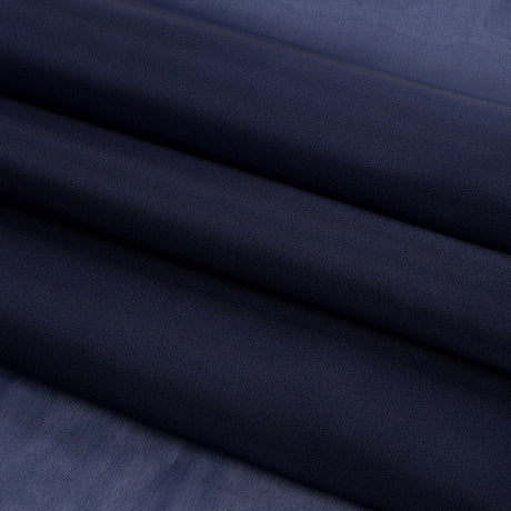 Polyester Twill Organdy - Shimmering Navy - Quinn Collection