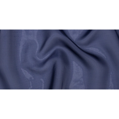 Polyester Twill Organdy - Shimmering Navy - Quinn Collection