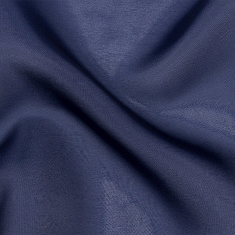 Polyester Twill Organdy - Shimmering Navy - Quinn Collection