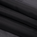 Polyester Twill Organdy - Shimmering Black - Quinn Collection