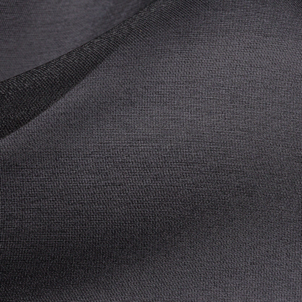 Polyester Twill Organdy - Shimmering Black - Quinn Collection