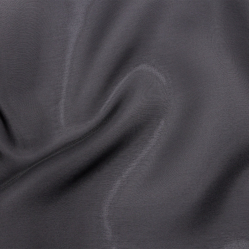 Polyester Twill Organdy - Shimmering Black - Quinn Collection