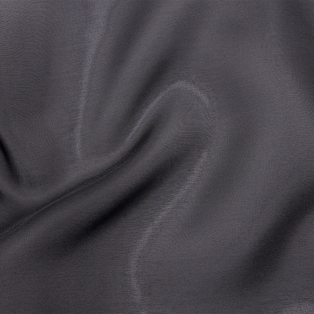 Polyester Twill Organdy - Shimmering Black - Quinn Collection