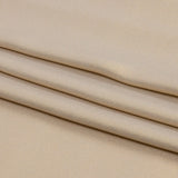 Ultra-Smooth Polyester Georgette with Foiling - Beige and Gold - Valeria Collection