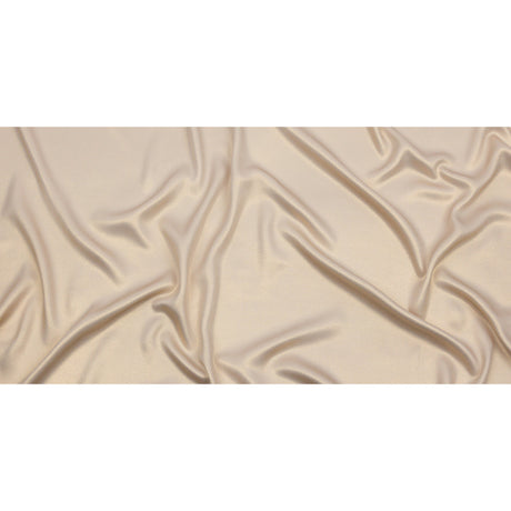 Ultra-Smooth Polyester Georgette with Foiling - Beige and Gold - Valeria Collection