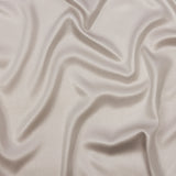Ultra-Smooth Polyester Georgette with Foiling - Beige and Silver - Valeria Collection