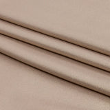 Ultra-Smooth Polyester Georgette with Foiling - Dark Beige and Gold - Valeria Collection