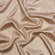 Ultra-Smooth Polyester Georgette with Foiling - Dark Beige and Gold - Valeria Collection