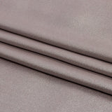 Ultra-Smooth Polyester Georgette with Foiling - Taupe and Silver - Valeria Collection
