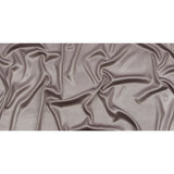 Ultra-Smooth Polyester Georgette with Foiling - Taupe and Silver - Valeria Collection