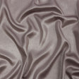 Ultra-Smooth Polyester Georgette with Foiling - Taupe and Silver - Valeria Collection