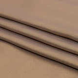Ultra-Smooth Polyester Georgette with Foiling - Taupe and Gold - Valeria Collection