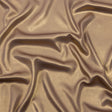 Ultra-Smooth Polyester Georgette with Foiling - Taupe and Gold - Valeria Collection