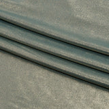Polyester Interlock Knit with Gold Foiling - Sagebrush Green - Oriana Collection