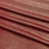 Polyester Interlock Knit with Gold Foiling - Brick - Oriana Collection
