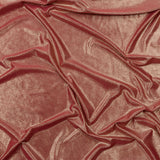 Polyester Interlock Knit with Gold Foiling - Brick - Oriana Collection