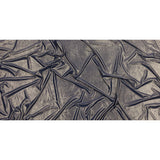 Polyester Interlock Knit with Gold Foiling - Dress Blues - Oriana Collection