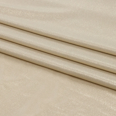 Foiled ITY Interlock Knit - Sand and Gold - Gaby Collection