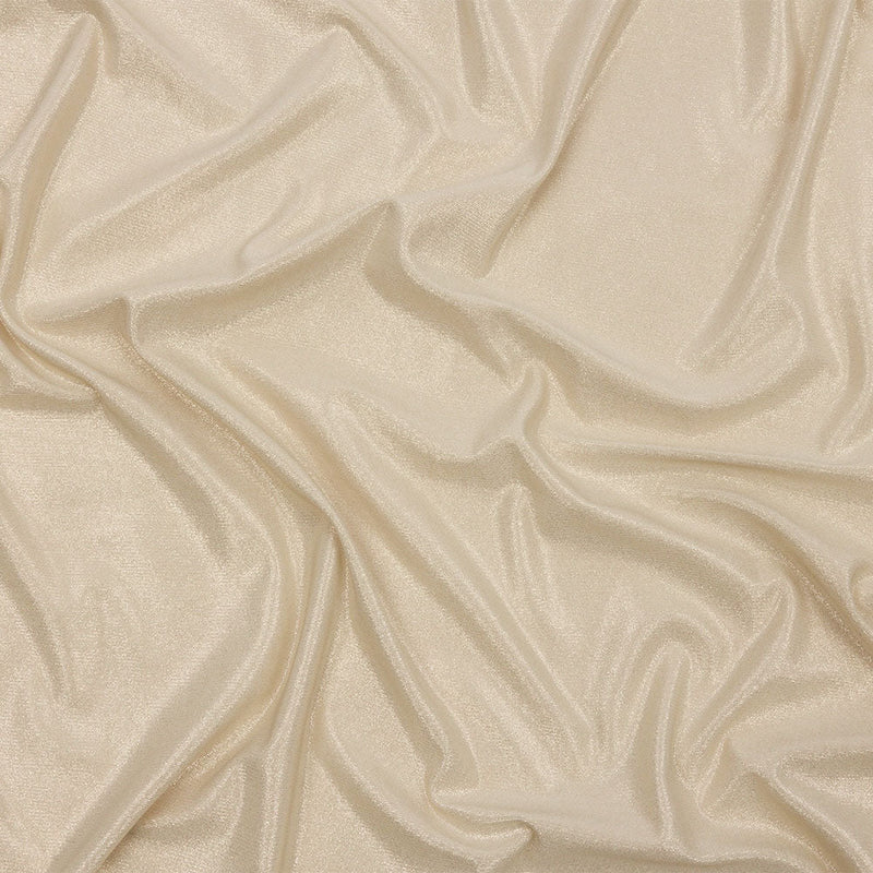 Foiled ITY Interlock Knit - Sand and Gold - Gaby Collection