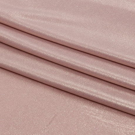Foiled ITY Interlock Knit - Pink and Gold - Gaby Collection