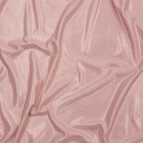 Foiled ITY Interlock Knit - Pink and Gold - Gaby Collection