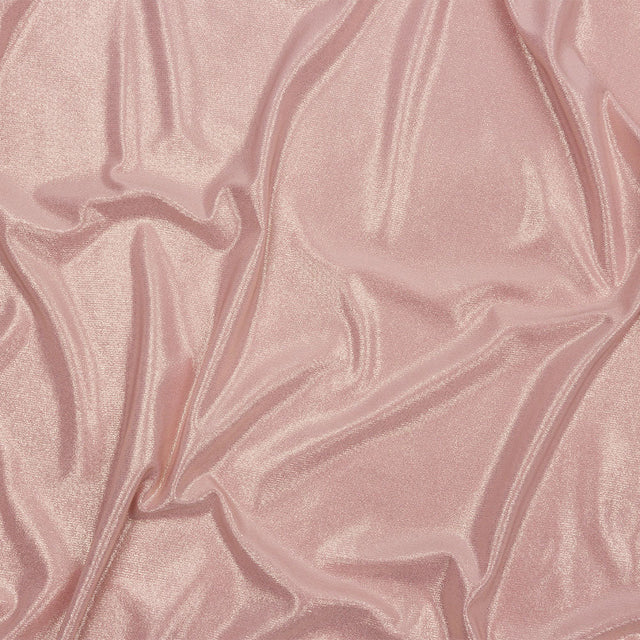 Foiled ITY Interlock Knit - Pink and Gold - Gaby Collection