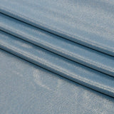 Foiled ITY Interlock Knit - Sky and Silver - Gaby Collection