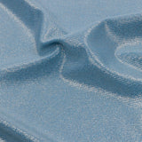 Foiled ITY Interlock Knit - Sky and Silver - Gaby Collection