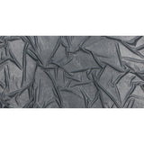 Foiled ITY Interlock Knit - Steel Gray and Silver - Gaby Collection