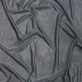 Foiled ITY Interlock Knit - Steel Gray and Silver - Gaby Collection
