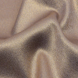 Stretch Polyester Crepe with Gold Foiling - Gray - Devyn Collection