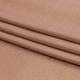 Stretch Polyester Crepe with Gold Foiling - Tan - Devyn Collection