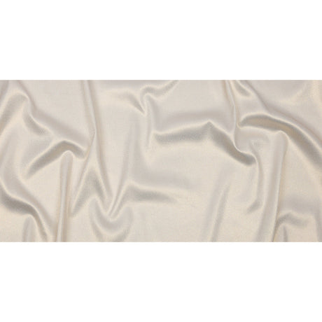 Stretch Polyester Crepe with Gold Foiling - White - Devyn Collection