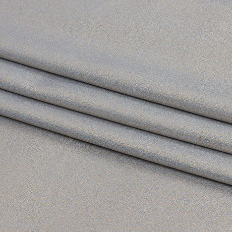 Stretch Polyester Crepe with Gold Foiling - Baby Blue - Devyn Collection