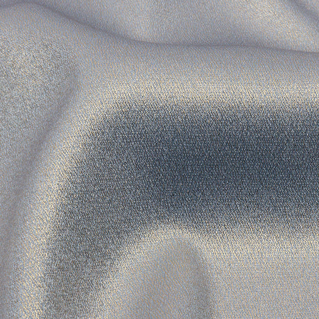 Stretch Polyester Crepe with Gold Foiling - Baby Blue - Devyn Collection