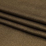 Stretch Polyester Crepe with Gold Foiling - Black - Devyn Collection