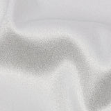 Stretch Polyester Crepe with Gold Foiling - White - Devyn Collection