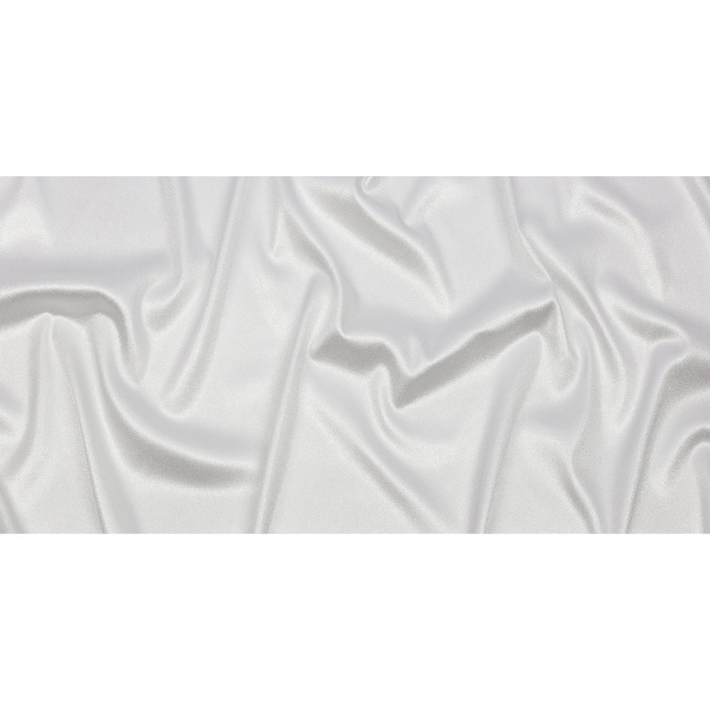 Stretch Polyester Crepe with Gold Foiling - White - Devyn Collection