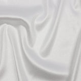 Stretch Polyester Crepe with Gold Foiling - White - Devyn Collection