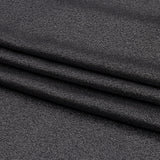 Stretch Polyester Crepe with Gold Foiling - Black - Devyn Collection
