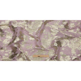 Polyester Chiffon Plisse with Abstract Gold Foiling - Mauve - Aralia Collection