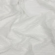 Polyester Chiffon with Abstract Pleats and Gold Foil - Silver Gray - Melia Collection