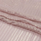 Polyester Chiffon with Abstract Pleats and Gold Foil - Pink - Melia Collection
