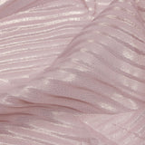 Polyester Chiffon with Abstract Pleats and Gold Foil - Mauve - Melia Collection